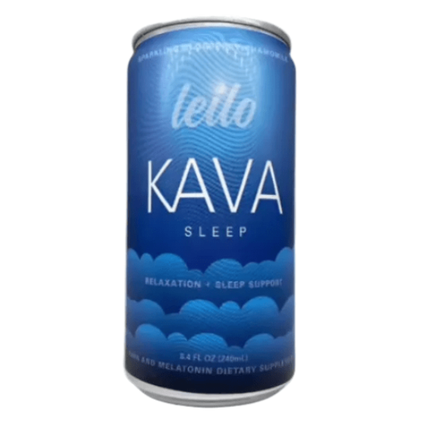 Leilo Kava Sleep drink in a can at NuWave Botanicals