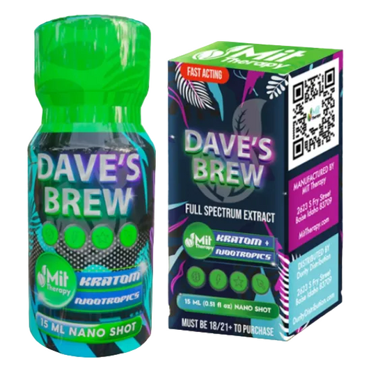 Mit Therapy Dave’s Brew Nano Kratom + Nootropics Shot 100mg