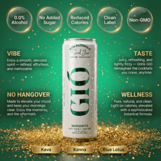 Gio Non-Alcoholic Botanical Social Elixir Alternatives