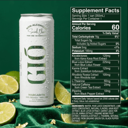 Gio Non-Alcoholic Botanical Social Elixir Alternatives