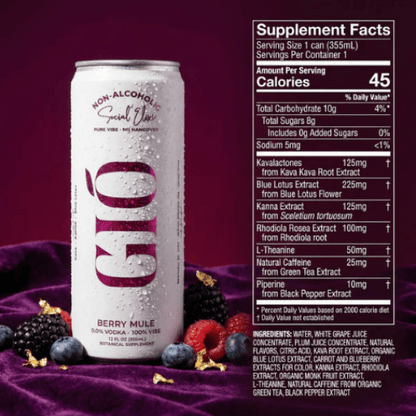 Gio Non-Alcoholic Botanical Social Elixir Alternatives