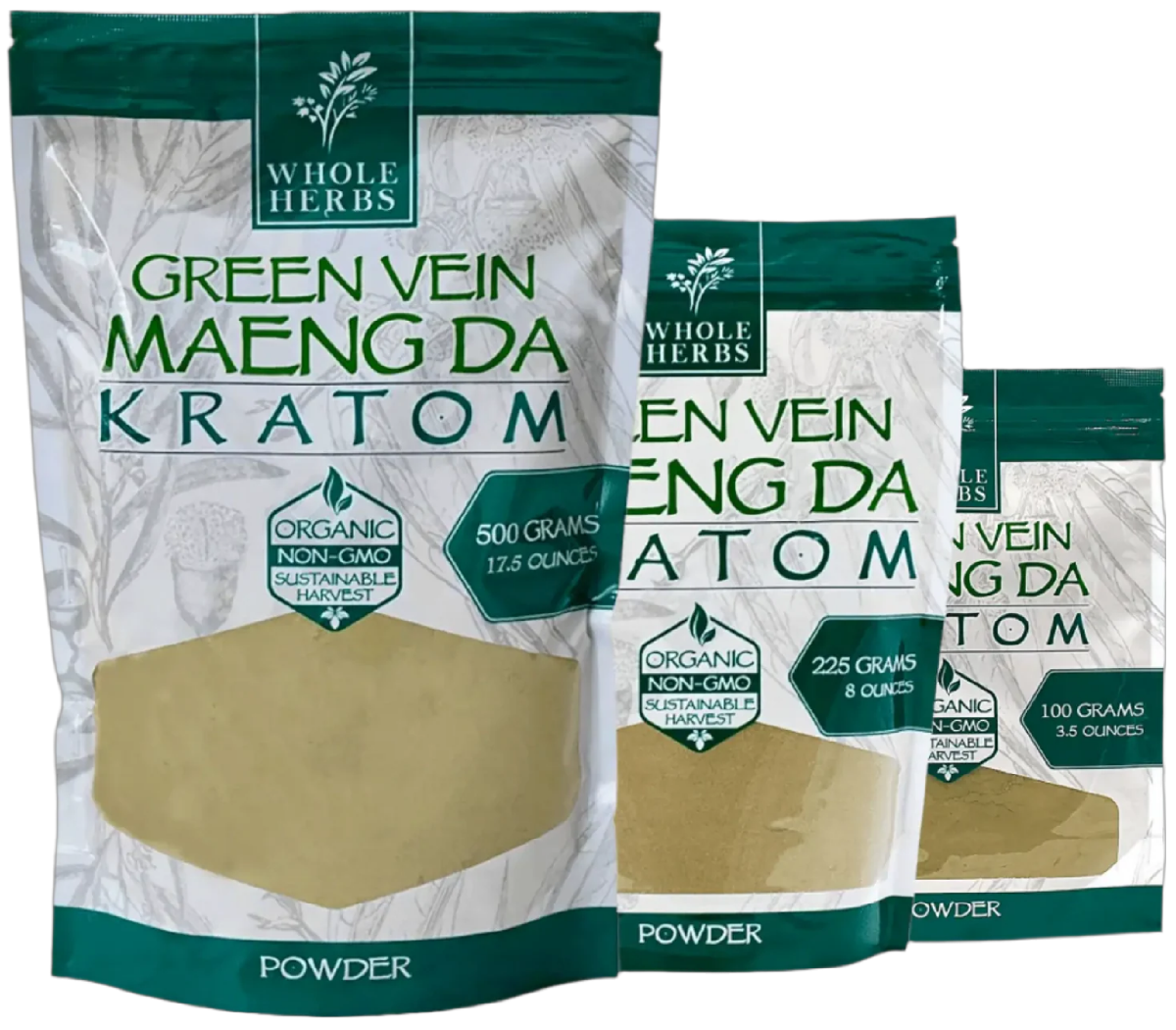Whole Herbs Maeng Da Kratom Powder