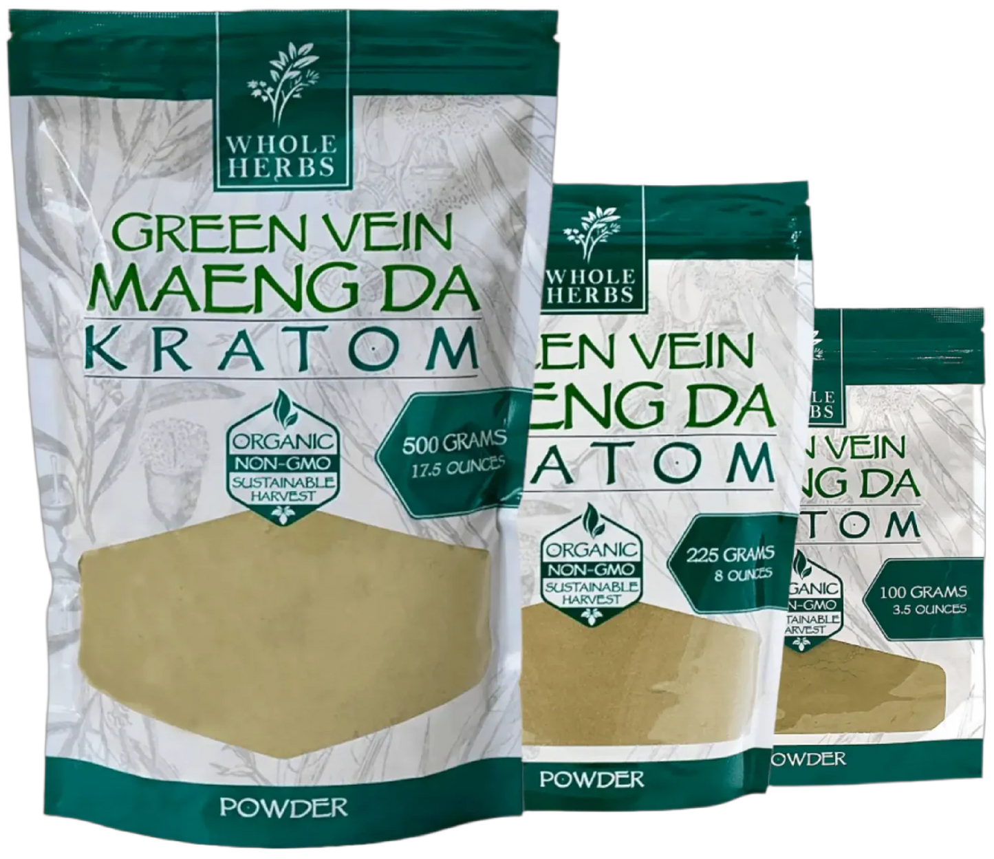 Whole Herbs Maeng Da Kratom Powder