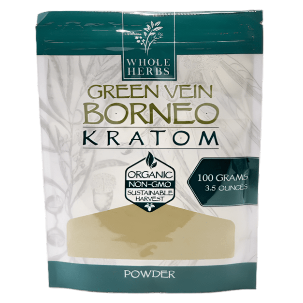 Whole Herbs Green Vein Borneo Kratom Powder