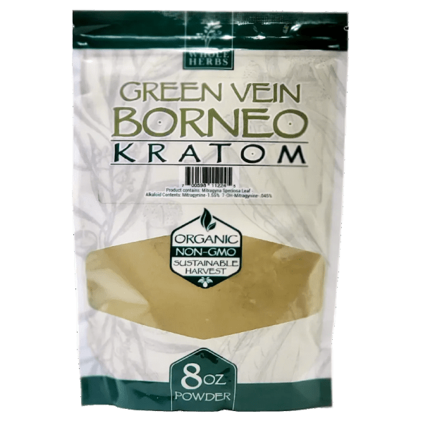Whole Herbs Green Vein Borneo Kratom Powder