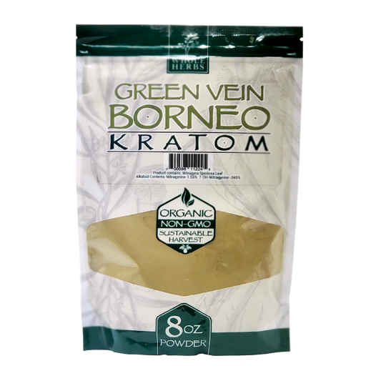 Whole Herbs Green Vein Borneo Kratom Powder