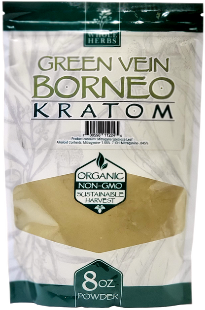 Whole Herbs Green Vein Borneo Kratom Powder