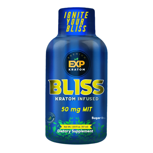 Bliss kratom bottle product at NuWave Botanicals