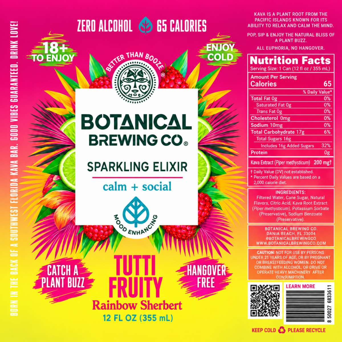 Botanical Brewing Sparkling Kava