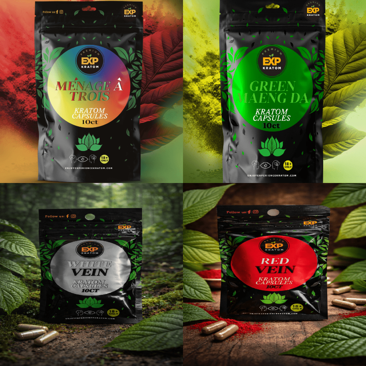 FREE + SHIPPING EXP KRATOM CAPSULE SAMPLES