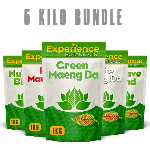 5 Kilo Bundle Experience Kratom Powder- Lab Tested