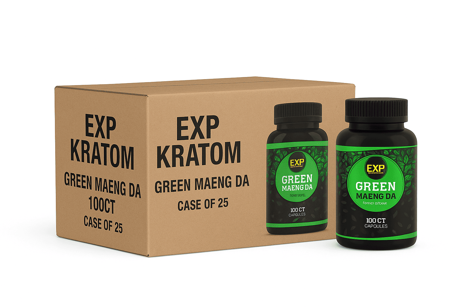 EXP Premium Green Maeng Da Blend Capsules