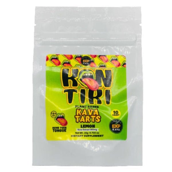 EXP 10ct Kon Tiki Kava Tarts 950mg Lemon – NuWave Botanicals