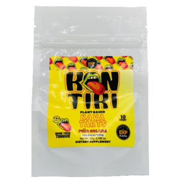 EXP 10ct Kon Tiki Kava Tarts 950mg Pina Colada – NuWave Botanicals