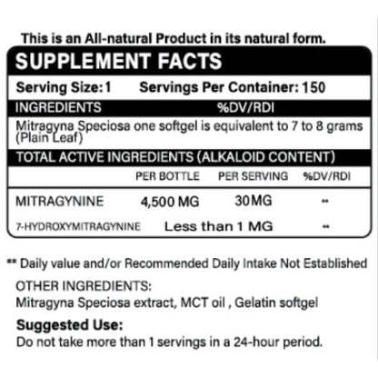 EXP Softgel Kratom Extract 150ct