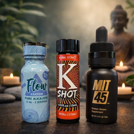 Kratom Extract Elite Sampler Bundle – Premium Alkaloid Shot Stack for Energy, Focus & Mood