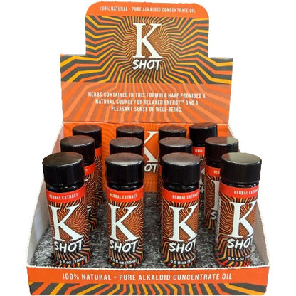 K Shot Kratom Extract Shot – Green Maeng Da Liquid Energy & Focus (Fast-Acting)