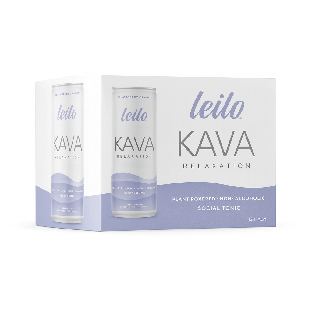 Leilo Sparkling Kava Drink Calm in a can