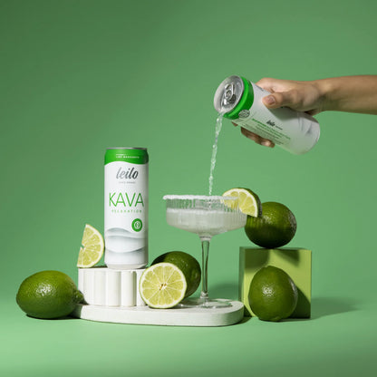 Leilo Sparkling Kava Drink Calm in a can
