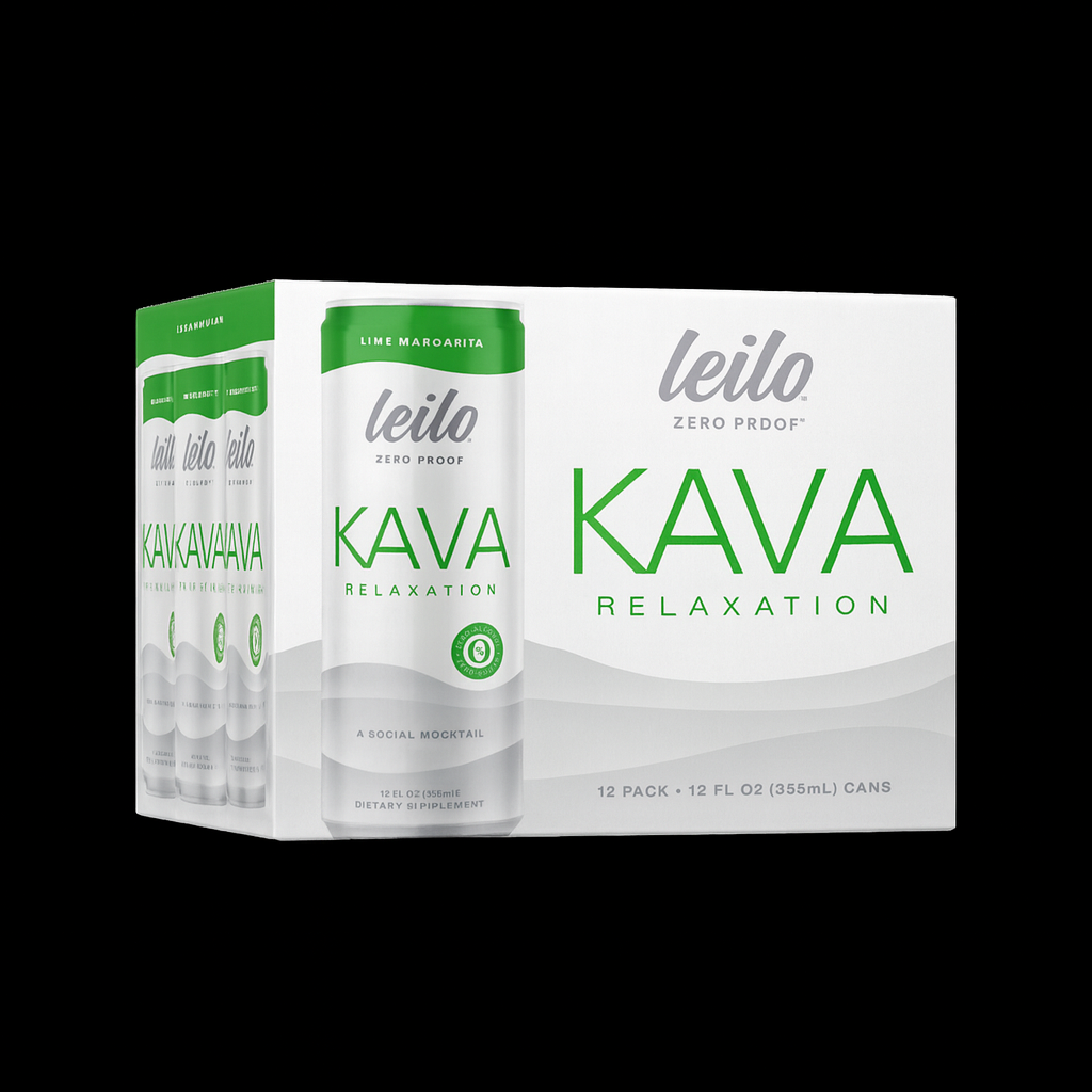Leilo Sparkling Kava Drink Calm in a can