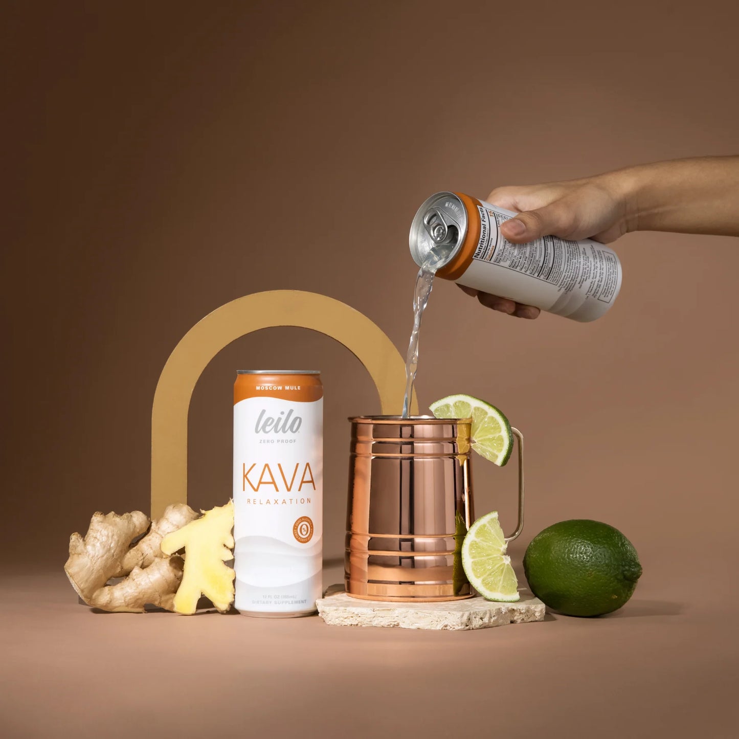Leilo Sparkling Kava Drink Calm in a can