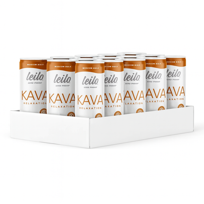 Leilo Sparkling Kava Drink Calm in a can