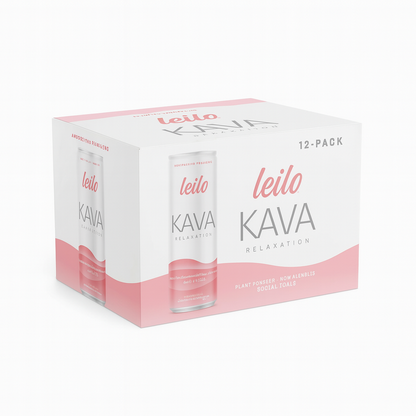 Leilo Sparkling Kava Drink Calm in a can