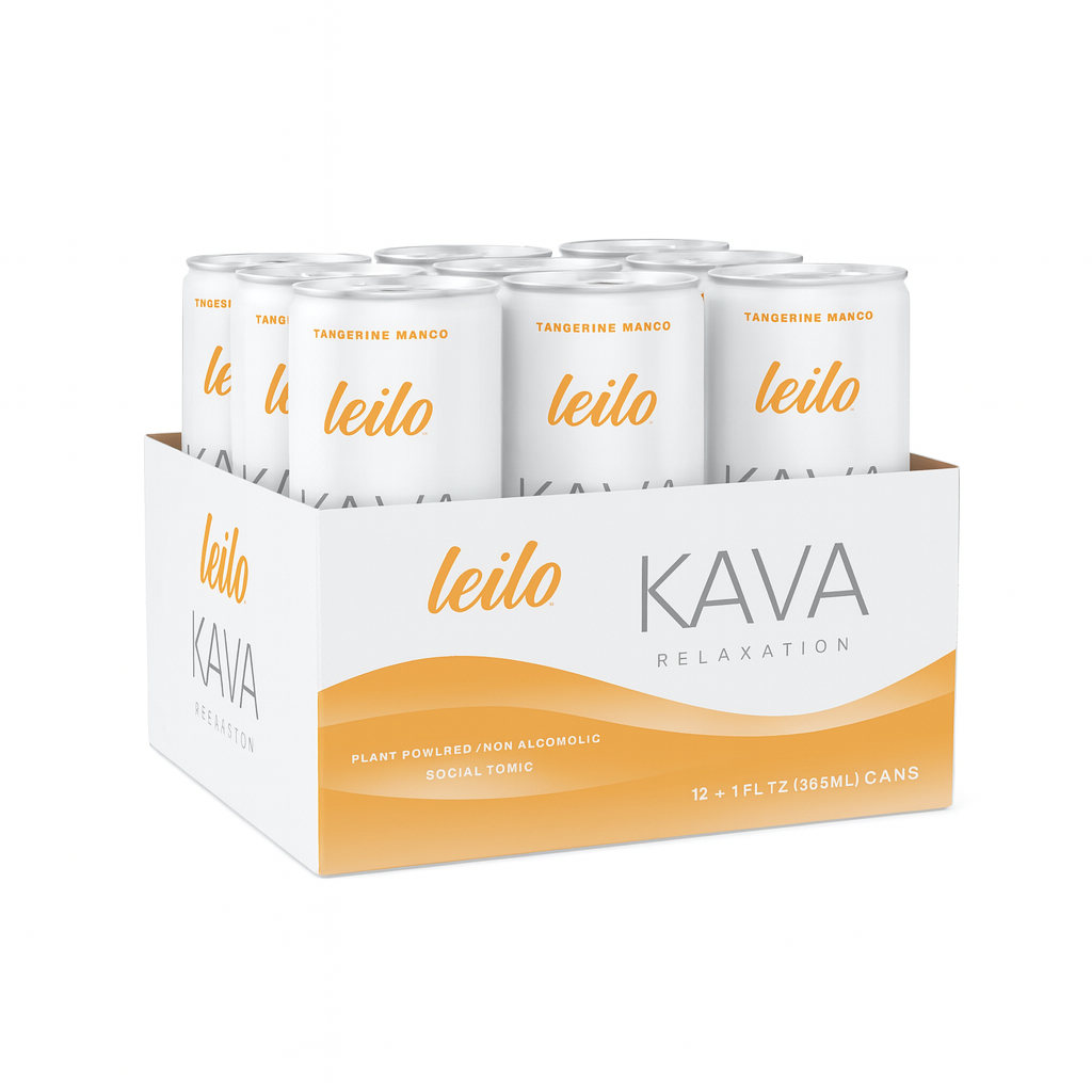 Leilo Sparkling Kava Drink Calm in a can