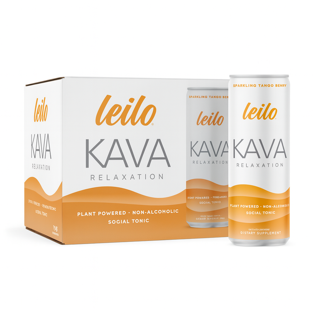 Leilo Sparkling Kava Drink Calm in a can