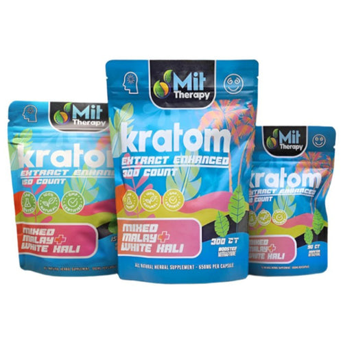 Mit Therapy Mixed Malay + White Kali Enhanced Kratom Capsules
