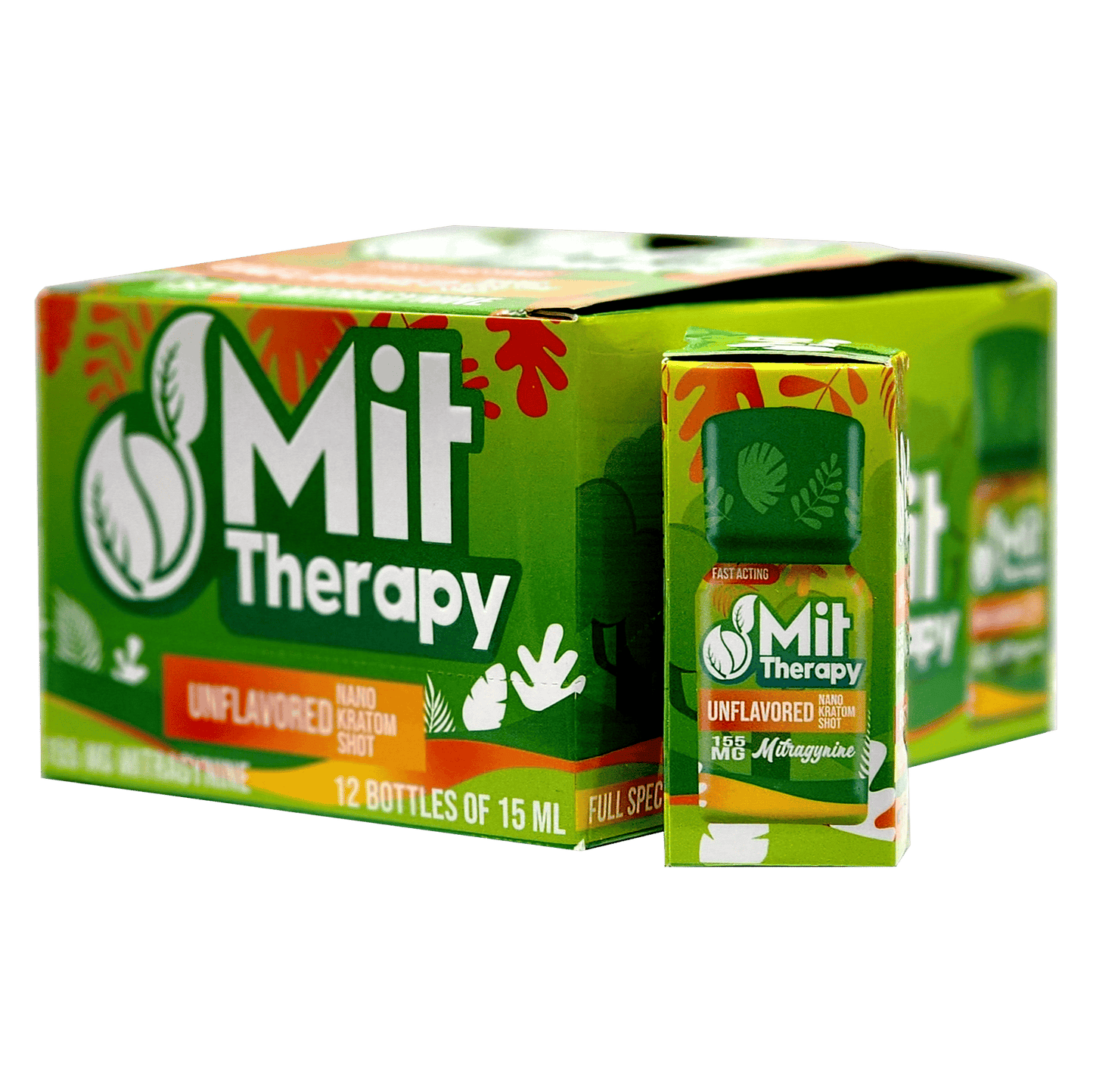 Mit Therapy Nano Kratom Unflavored Shot 15ml bottle