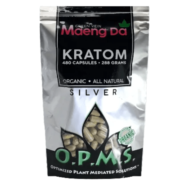OPMS Silver Green Maeng Da Caps
