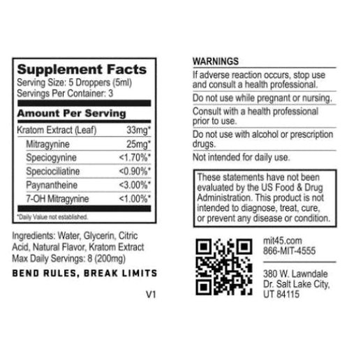 Uprising Tropical Punch Kratom Energy Shot