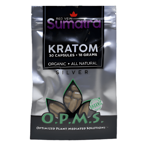 Copy of OPMS sumatra red vein kratom silver 30ct min 1
