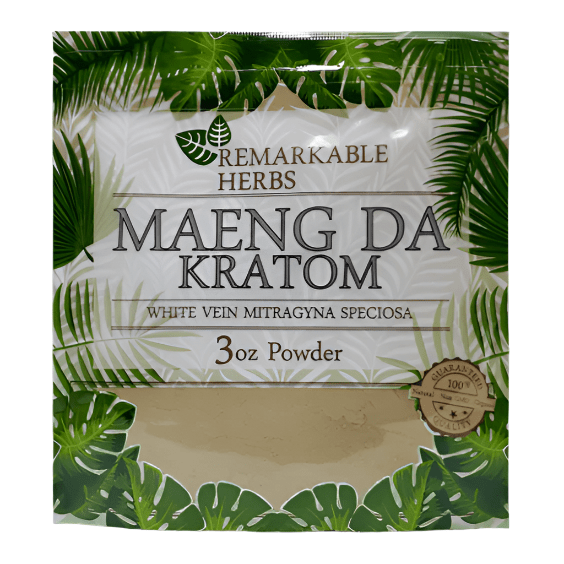 Copy of Remarkable herbs Maeng Da white vein 3 oz powder min