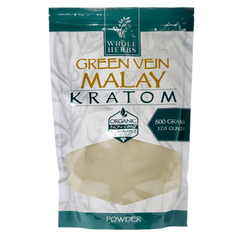 Whole Herbs Green Vein Malay Kratom Powder