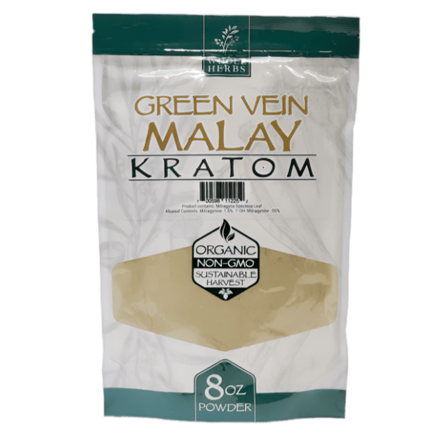 Whole Herbs Green Vein Malay Kratom Powder