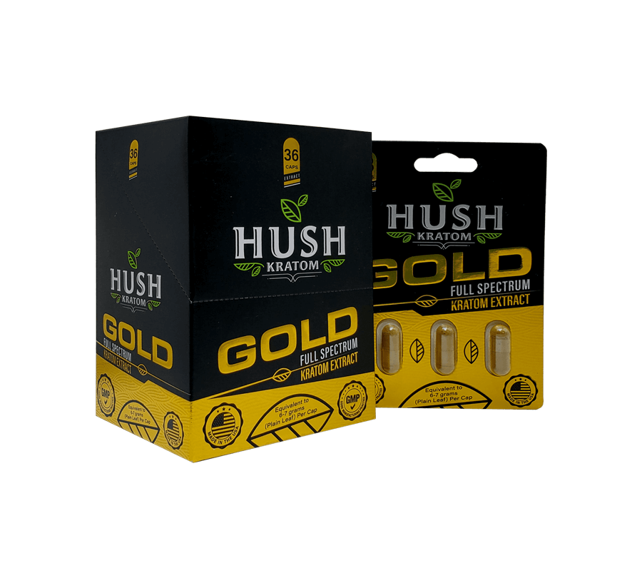 Copy of hush GOLD capsules 36ct sleeve min