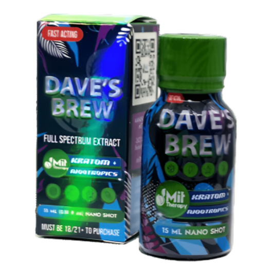 Daves brew mit kratom nano 15ml shot 1 3