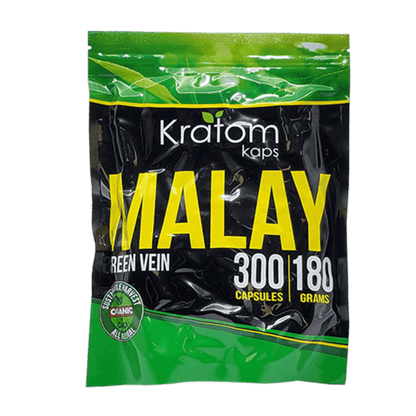 KRATOM KAPS MALAY green V 300ct 180gm min