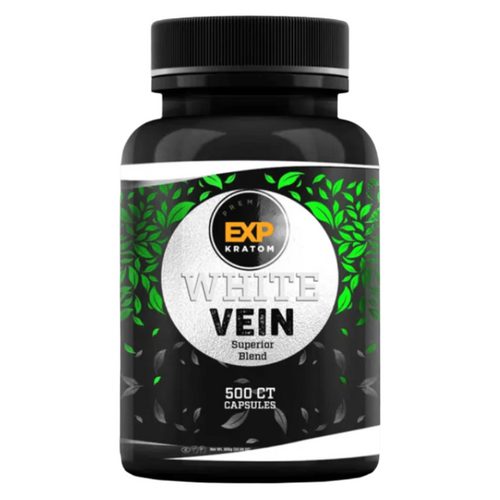 EXP Premium White Vein Kratom Capsules — Lab Tested