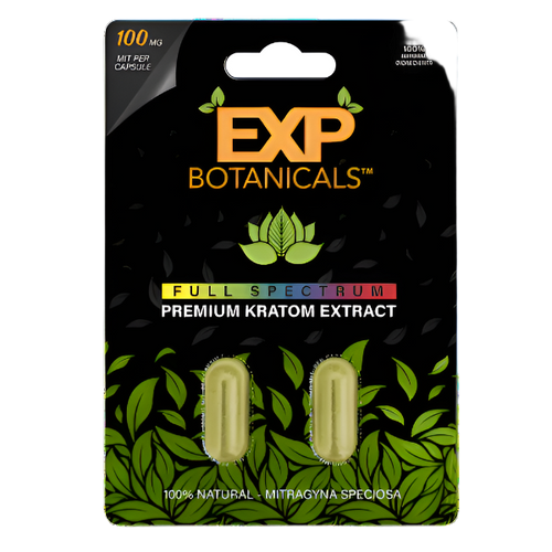 EXP Extract Kratom Capsules — Lab Tested