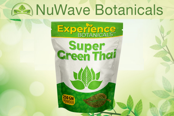 nuwave products experience botanicals super green thai 250gm