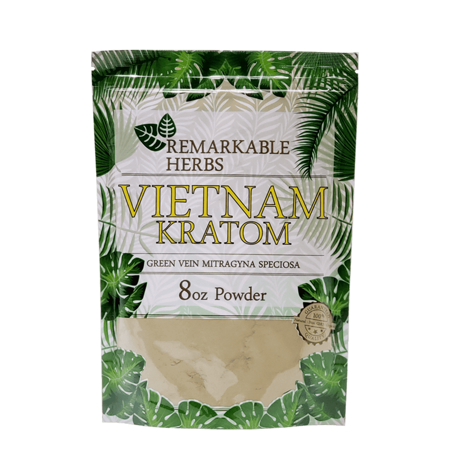 Remarkable herbs VIETNAM KRATOM 8OZ Powder min