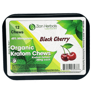 medium Black Cherry Kratom CHews Web min