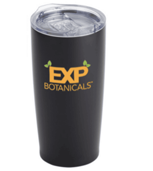 exp black 20oz vaccum insulated stainless steel tumbler 1